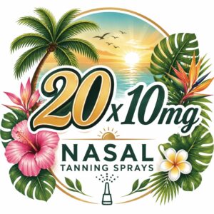 20 X nasal tanning sprays 10mg