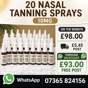 20 X nasal tanning sprays 10mg