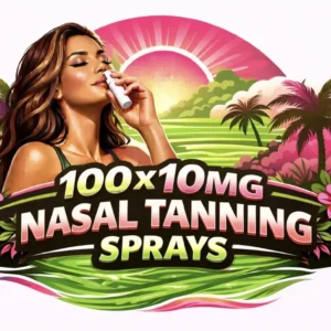 100 X 10MG NASAL TANNING SPRAYS