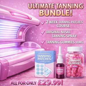 Tanning patches , nasal and tanning gummies bundle
