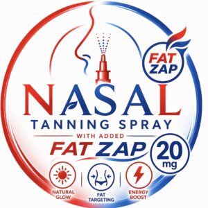 10 X NASAL TANNING SPRAYS WITH ADDED FAT ZAP 20 MG